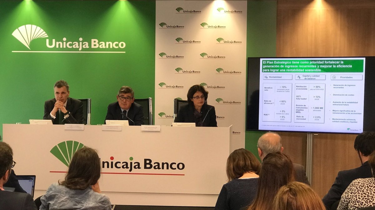 Imagen de un Consejo de Administración del banco. | E. M.