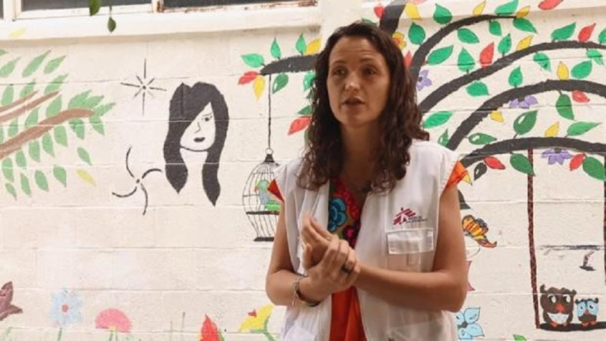 La cooperante de Médicos Sin Fronteras, María Hernández. - E.M.