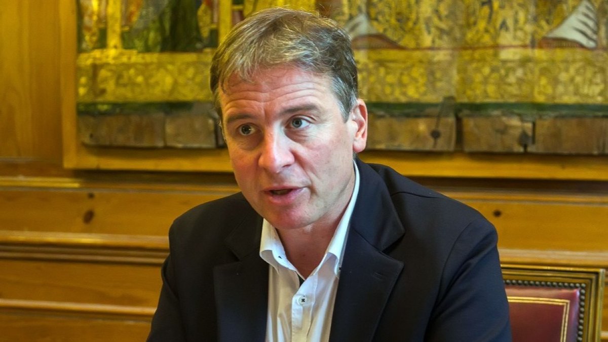 Borja Suárez, presidente de la Diputación de Burgos. -TOMÁS ALONSO