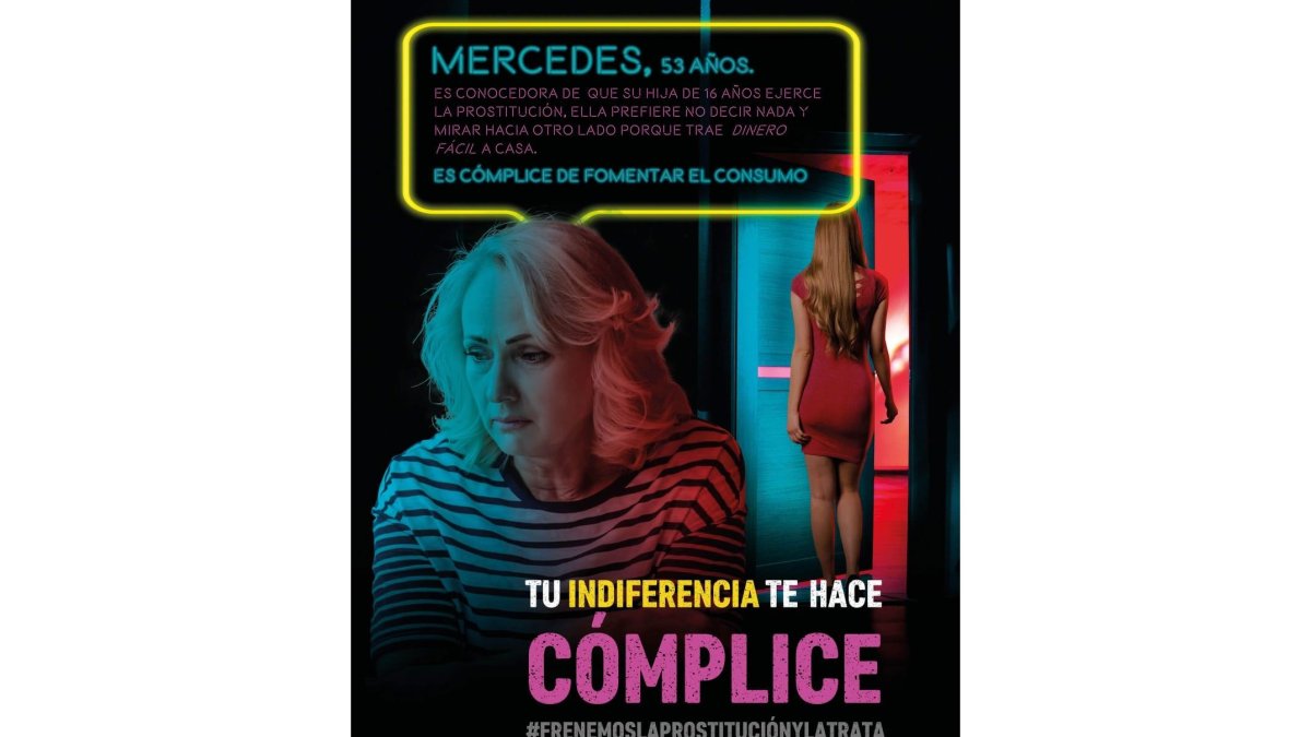 Veto feminista a una campaña en Burgos que señala a la mujer y no al «putero»