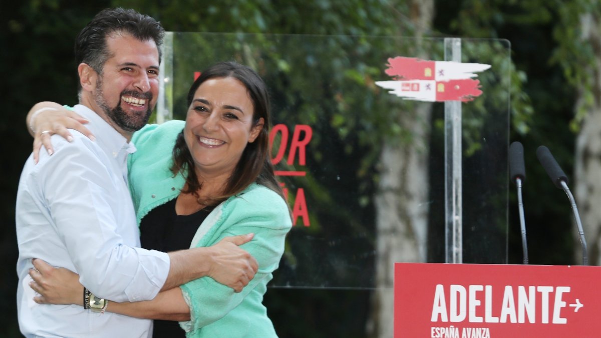 Luis Tudanca y Miriam Andrés, e una imagen de archivo.-ICAL