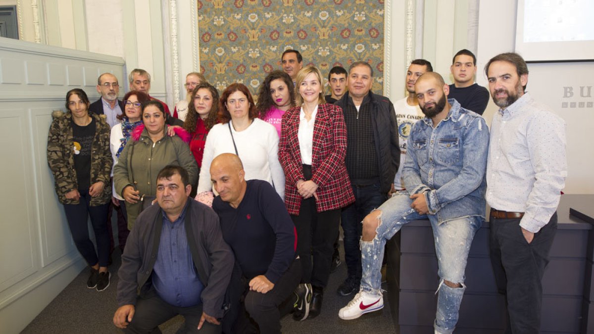 Imagen de los alumnos de los talleres de empleo. ISRAEL LOPEZ MURILLO