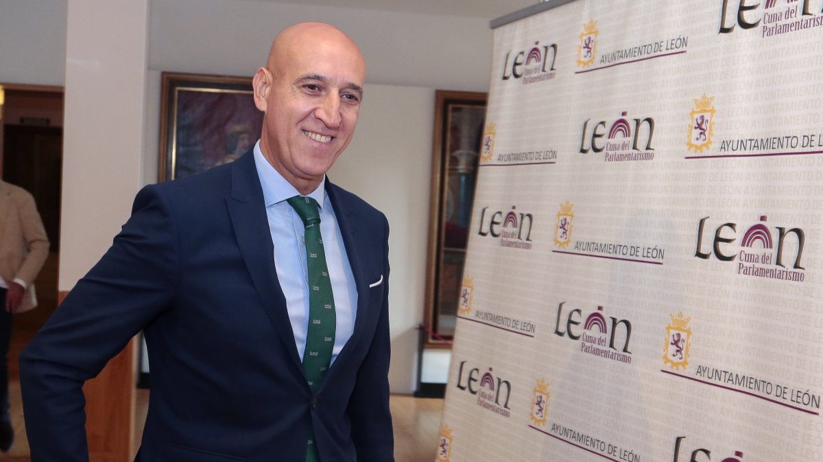 El alcalde de León, José Antonio Diez, en una imagen de archivo. ICAL