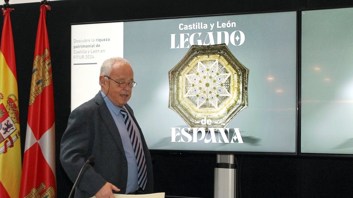 El consejero de Cultura, Turismo y Deporte, Gonzalo Santonja, presenta la participaci?n de la Junta de Castilla y León en la Feria Internacional de Turismo Fitur 2024. -ICAL
