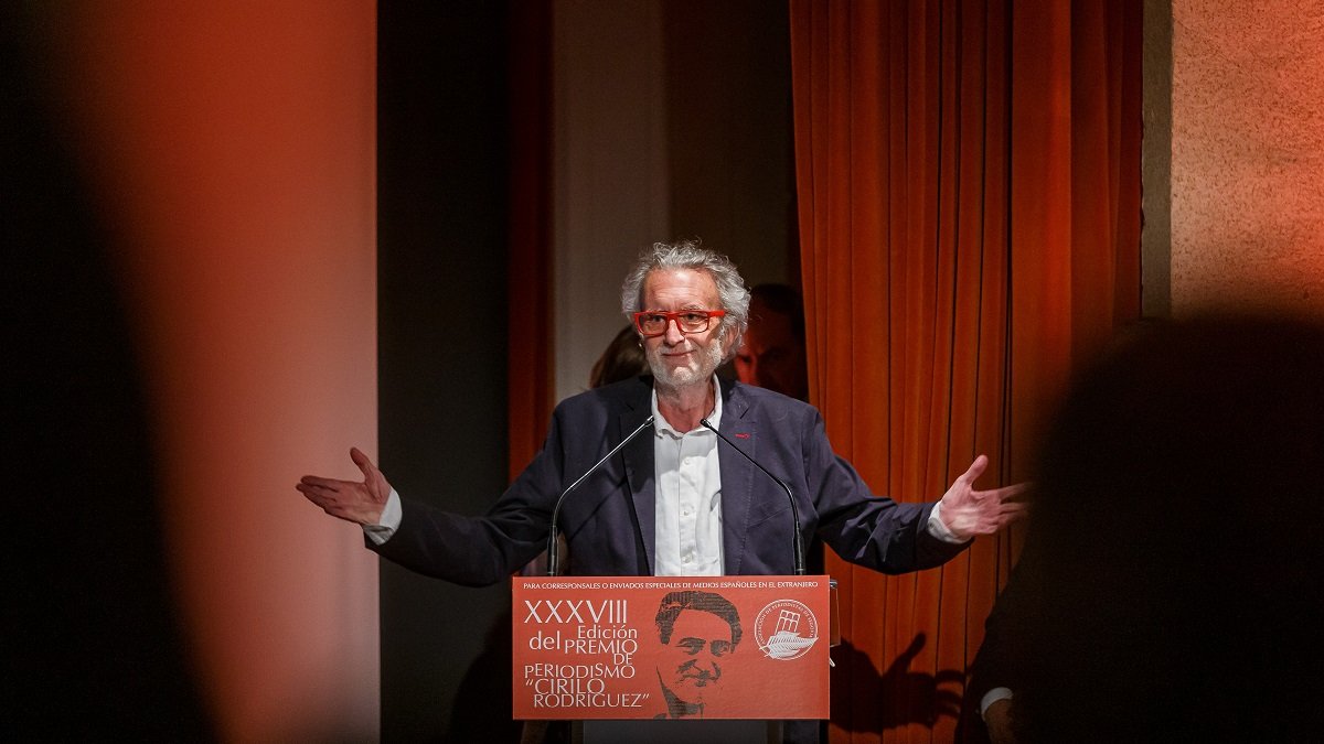 Aurelio Martín en la gala del premio 'Cirilo de Honor'.- ICAL