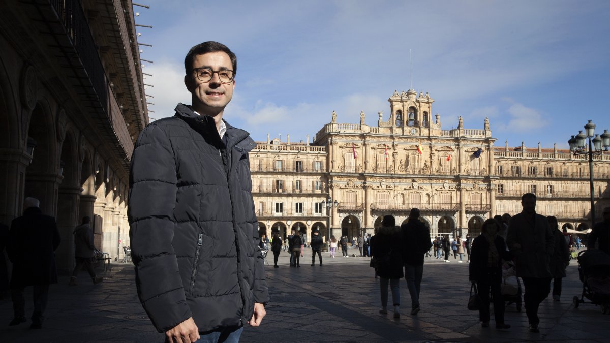 José Luís Mateos, candidato del PSOE a la alcaldía de Salamanca. ICAL