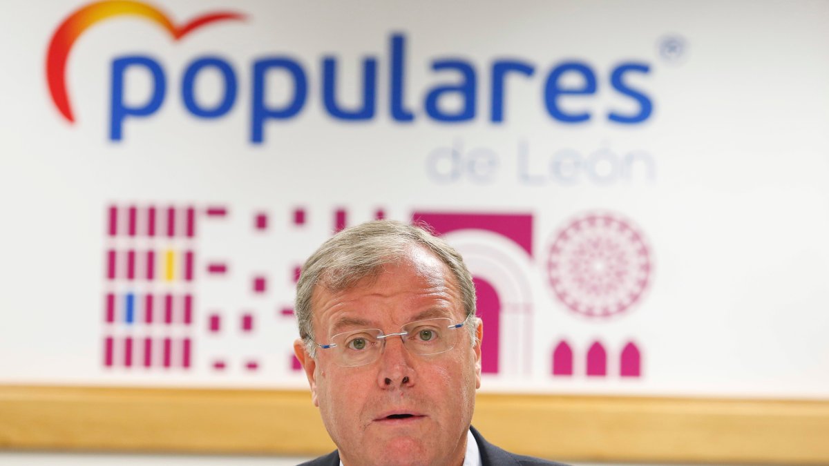 El portavoz del PP en el Ayuntamiento de León y exalcalde, Antonio Silván, imagen de archivo.- ICAL