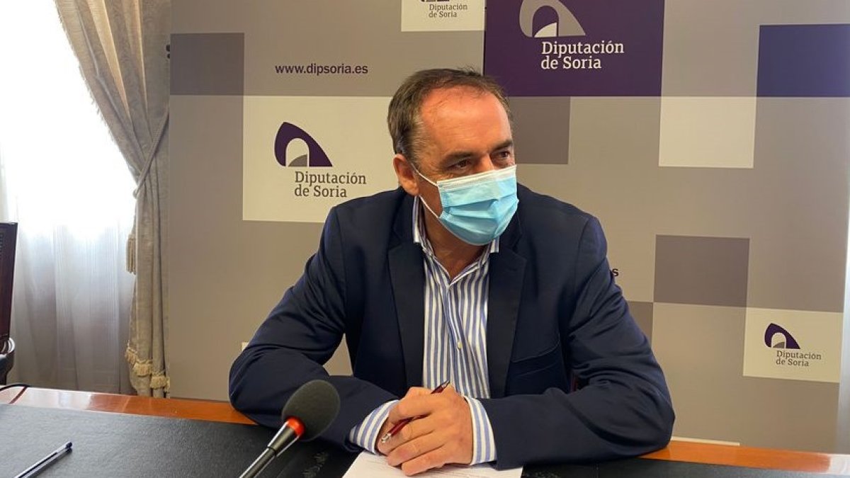 Benito Serrano, presidente de la Diputación de Soria, respalda la decisión de adelanto electoral de Mañueco. -E.M