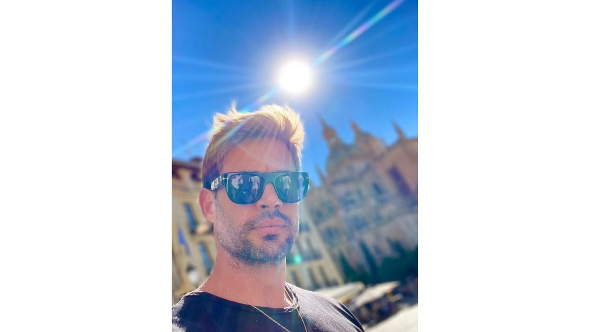 El actor y modelo William Levy en Segovia. E.M.