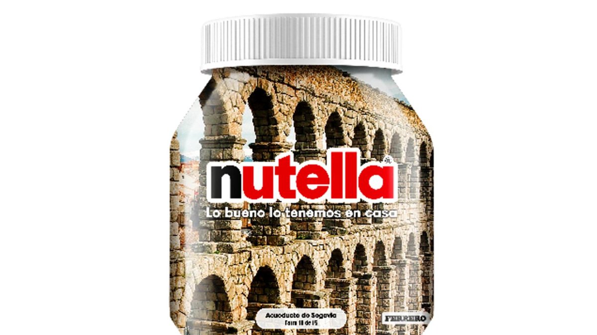Nutella se inspira en el Acueducto de Segovia para sus icónicos tarros de edición limitada. - ICAL