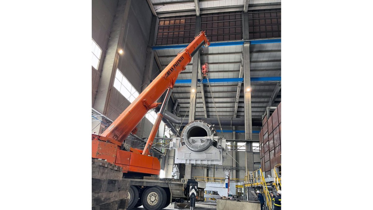 Instalación Horno LatemAluminium en Villadangos del Páramo (León). E. M.