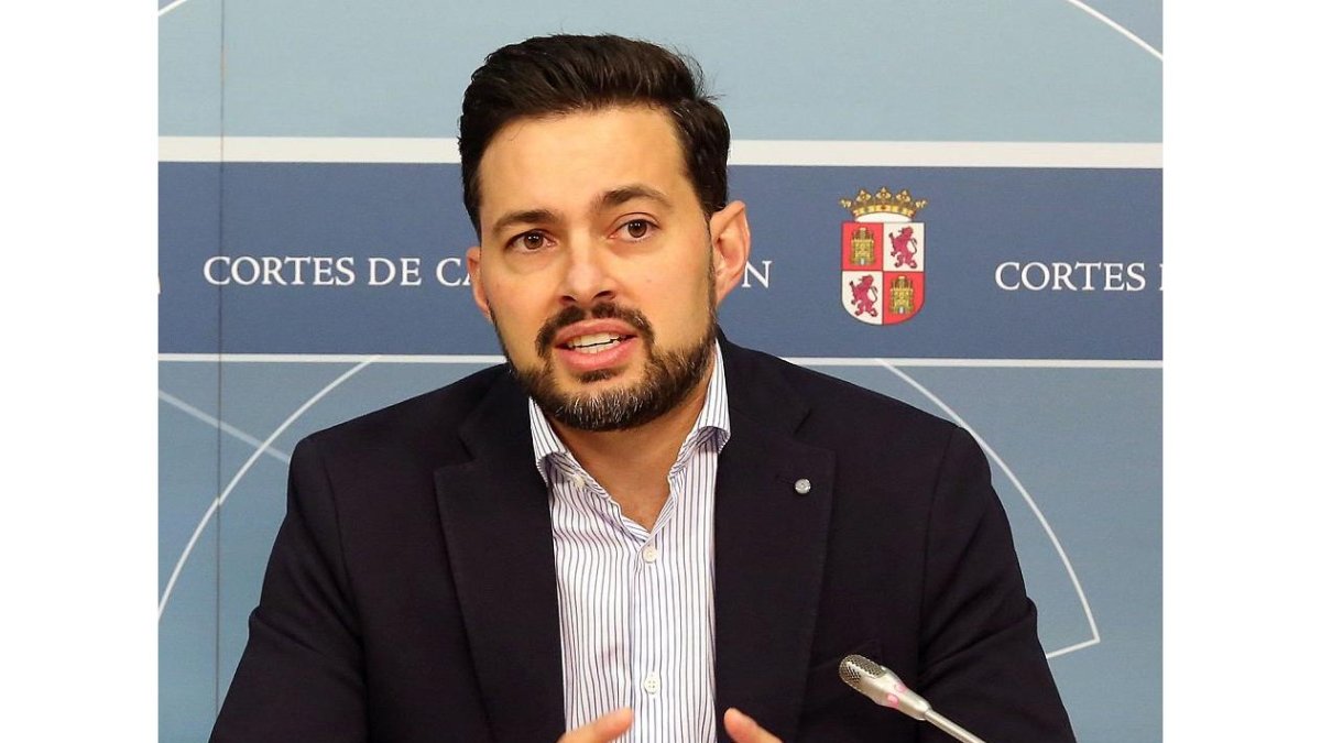 El coordinador del área de Sanidad del PSCyL, Diego Moreno. - E.M.