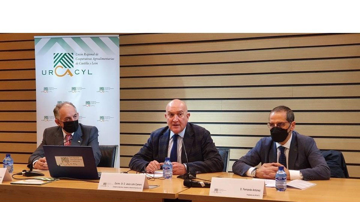 Jesús Julio Carnero en la Jornada PAC 2023-27.- E.M.