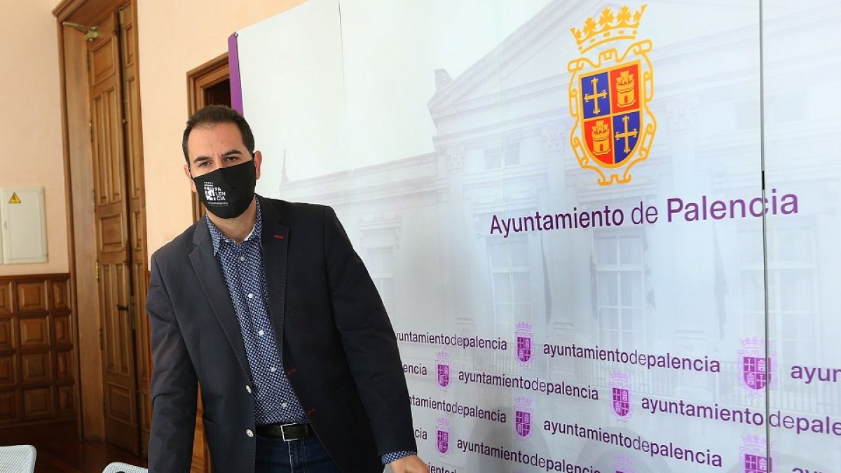 El alcalde de Palencia, Mario Simón.- ICAL
