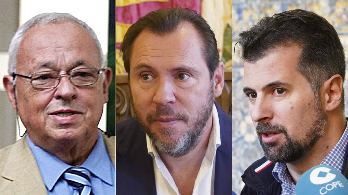 Gonzalo Santonja, Óscar Puente y Luis Tudanca.- ICAL / E. M.
