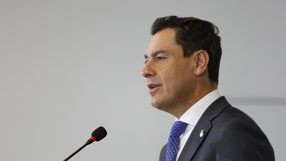 El presidente de la Junta de Andalucía, Juanma Moreno.- E. PRESS