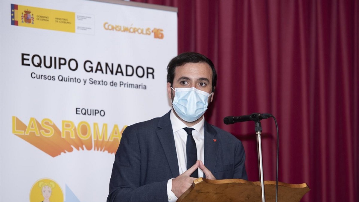 El ministro de Consumo, Alberto Garzón. - E. PRESS