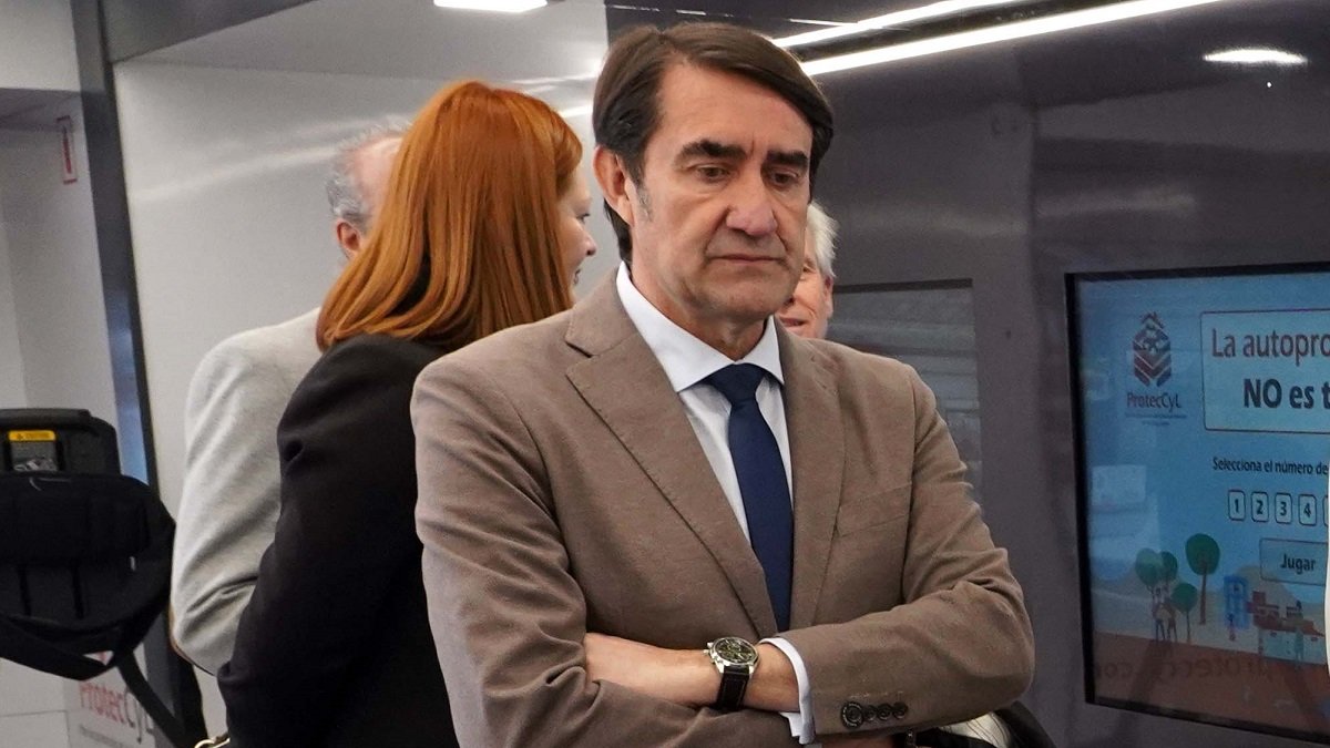 El consejero de Medio Ambiente, Vivienda y Ordenación del Territorio, Juan Carlos Suárez-Quiñones.- ICAL