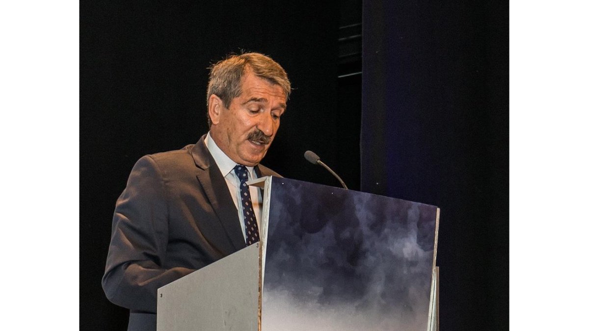 Foto de archivo de Juan Saborido, presidente de CEOE Ávila y uno de los impulsores de Grama, la nueva plataforma abulense que reúne al sector agroalimentario. -E.M