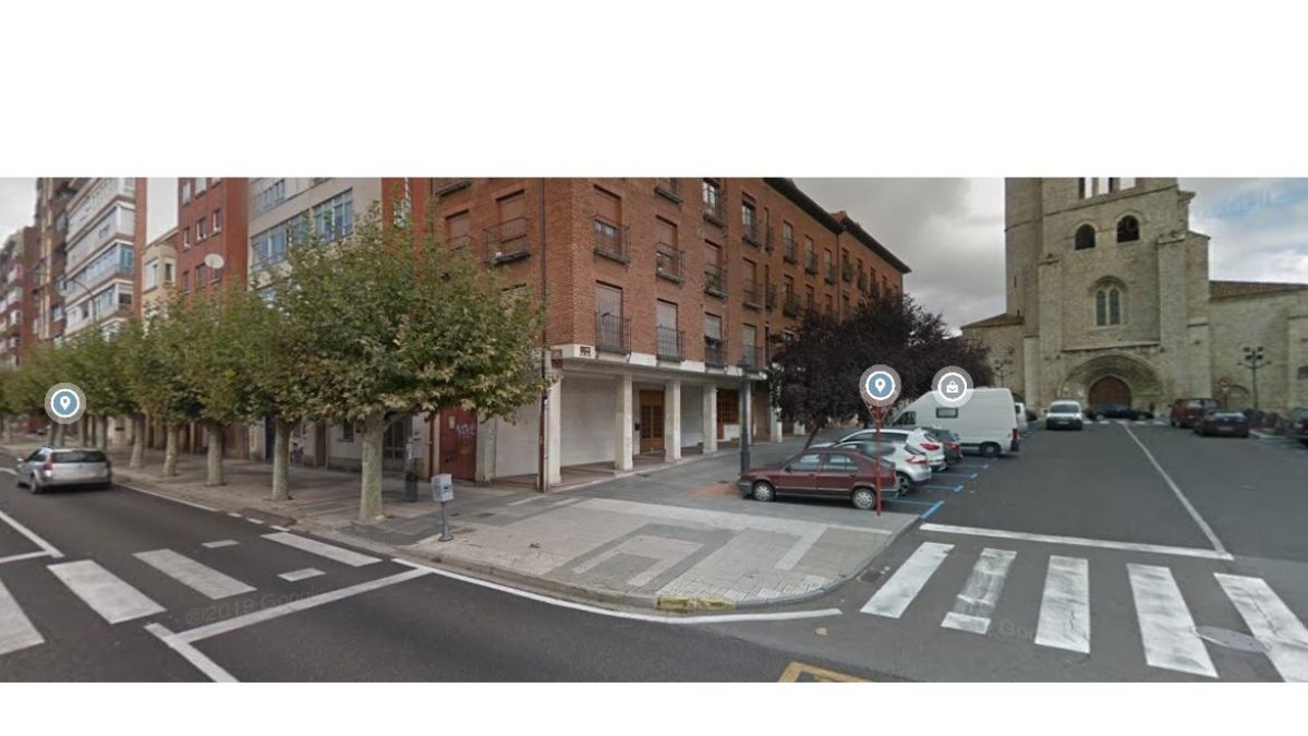 Avenida de Castilla con Don Mirón, lugar del atropello mortal en Palencia. E. M.