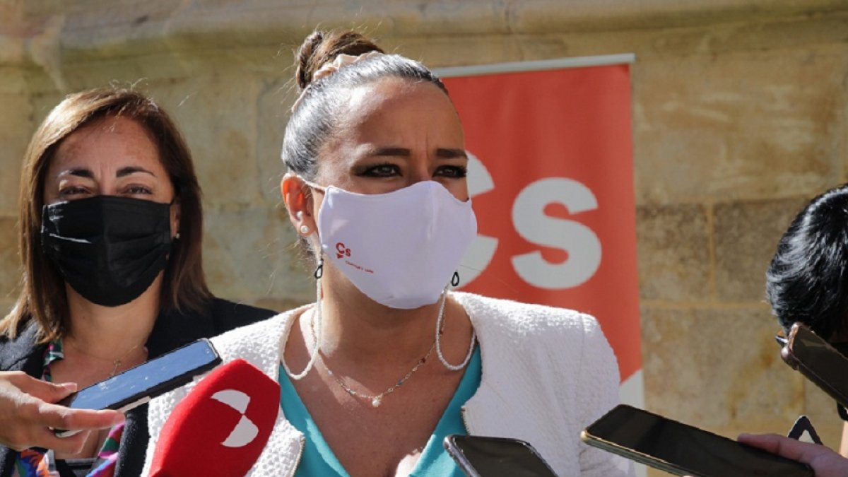 La secretaria autonómica de Ciudadanos en Castilla y León, Gemma Villarroel. - ICAL