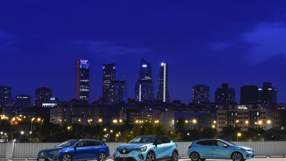 Renault presenta en España su nueva gama E-Tech, os modelos CLIO Híbrido 140cv, CAPTUR Híbrido Enchufable 160cv y MÉGANE Sport Tourer Híbrido Enchufable 160cv.- ICAL.