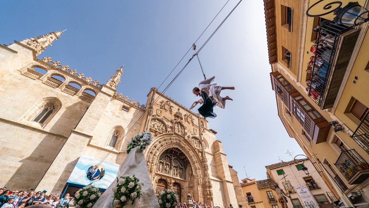Bajada del Ángel de Aranda de Duero.- ICAL