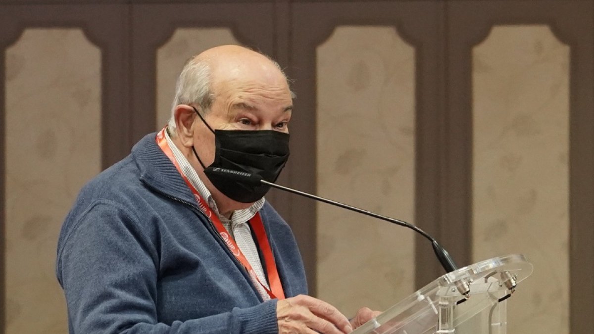 El secretario general de UGT Castilla y León, Faustino Temprano en una imagen de archivo. -ICAL