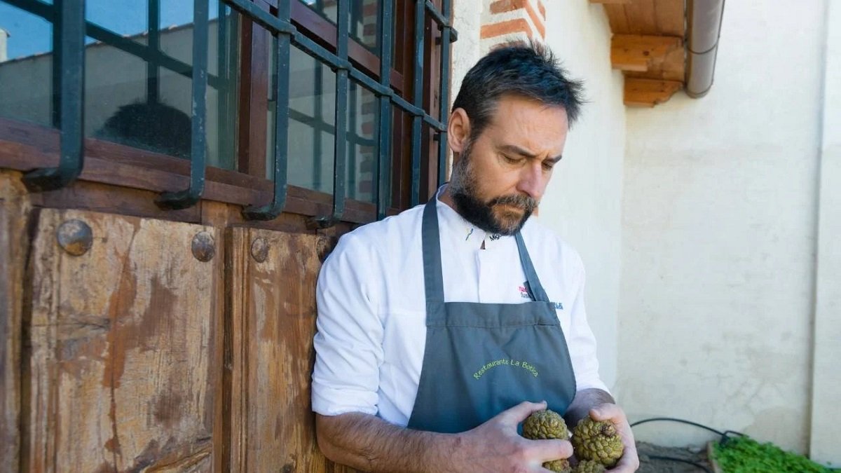 Miguel Ángel de la Cruz, chef Michelin de La Botica de Matapozuelos, en Vallladolid.