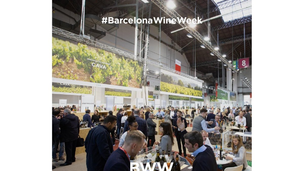Imagen del pasada edición de l a Barcelona Wine Week. Twitter