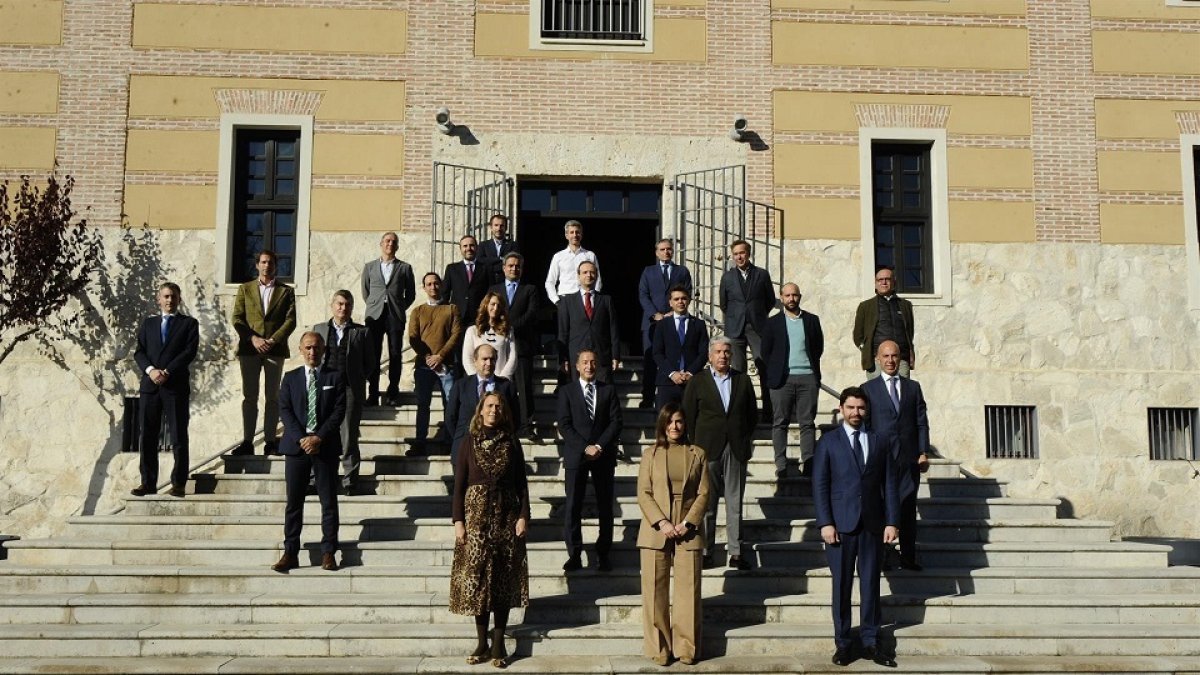 Asistentes a la presentación del CaixaBank Research sobre Castilla y León. - EM