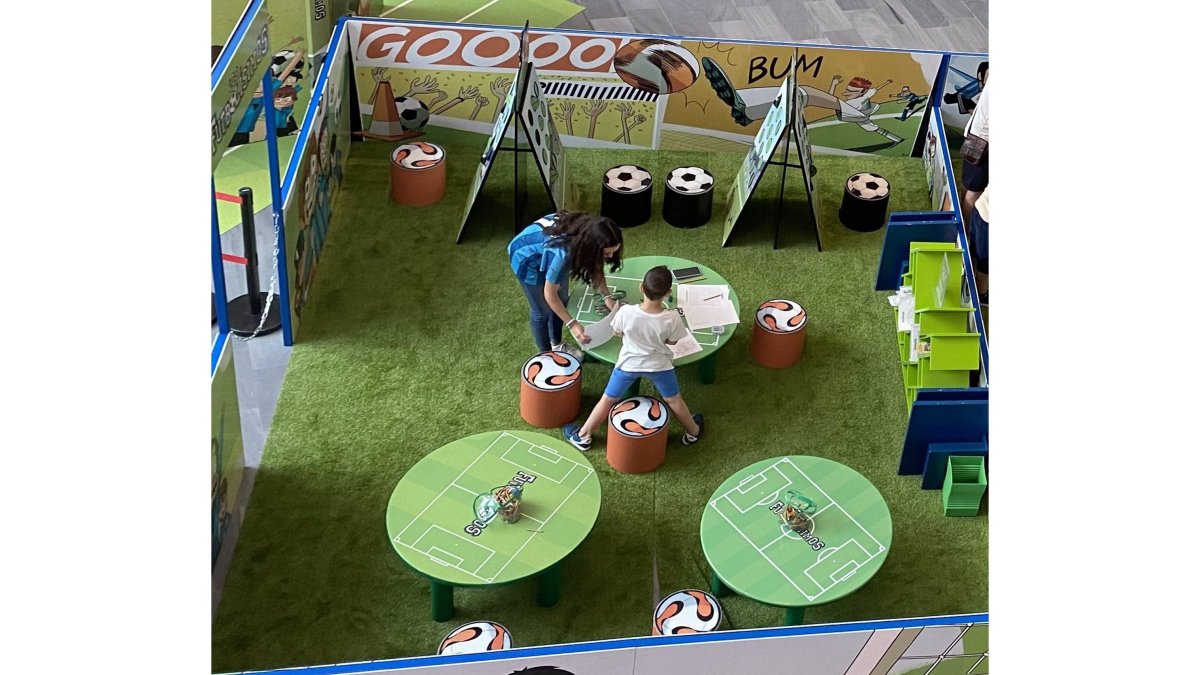 Espacio de 'Los futbolísimos' en Río Shopping. - EUROPA PRESS
