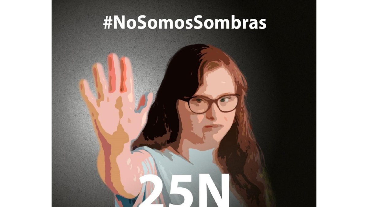 Campaña 'No somos sombras' de Cermi Castilla y León por el Día contra la Violencia de Género. -CERMI CYL