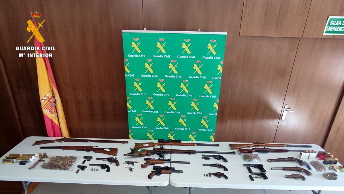 Armas y explosivos de la operación Aristocracia. ICAL