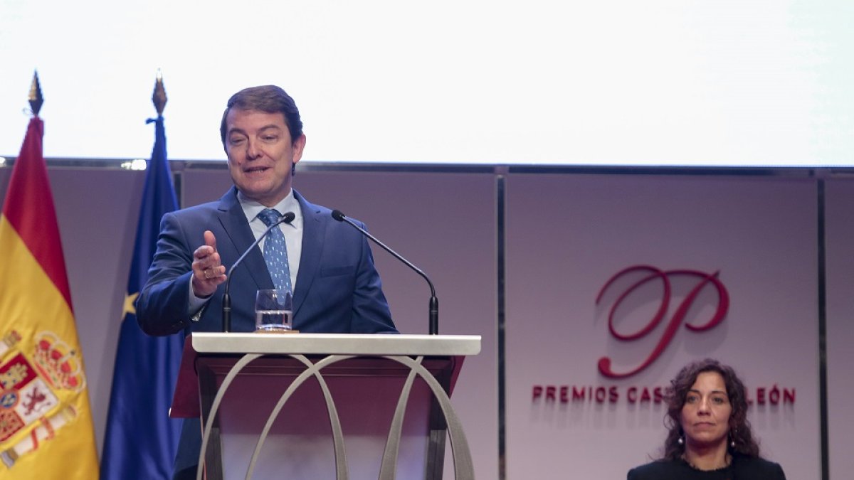 El presidente de la Junta, Alfonso Fernández Mañueco.- ICAL