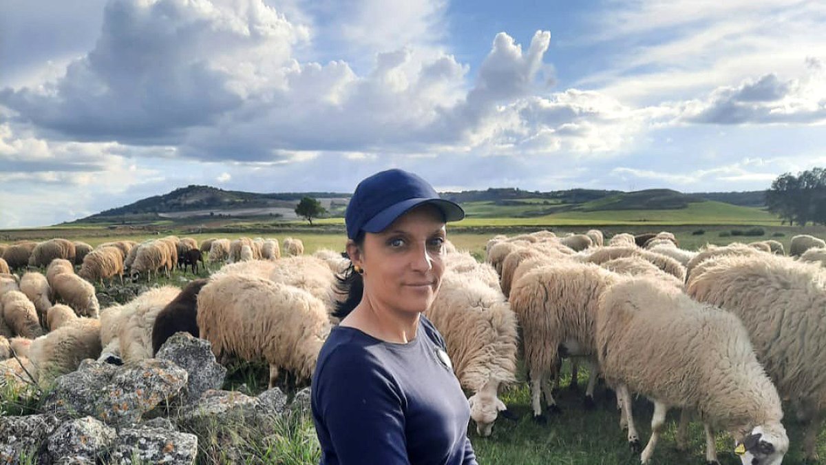 Beatriz Mendo Sánchez ha cerrado su explotación ganadera en la localidad burgalesa de Revilla Vallejera tras un año y medio. -ECB