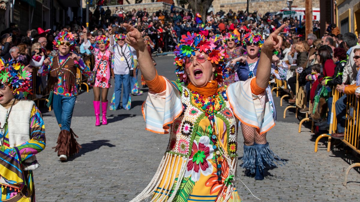 XXVI desfile provincial de Carnaval en Cebreros, Ávila. -ICAL