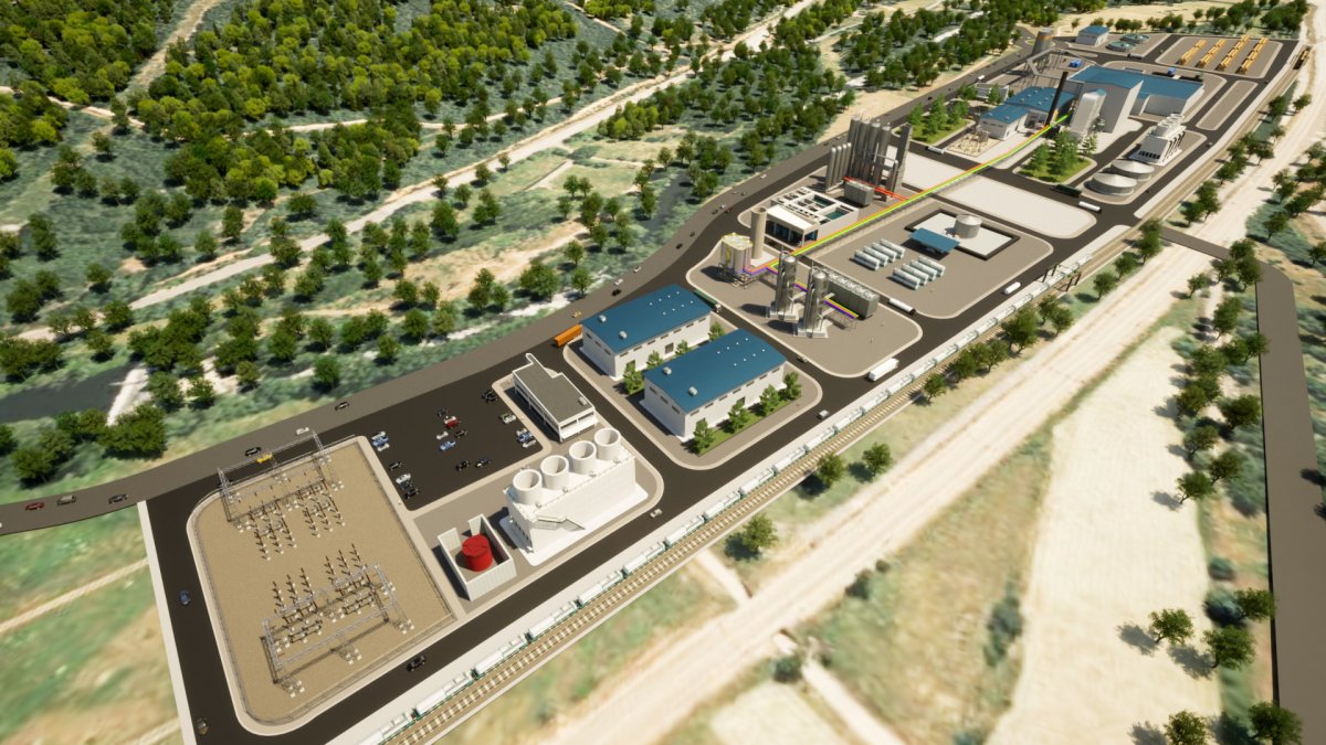 La Robla Green, un proyecto integrado de energía y combustible verdes ubicado en el municipio leonés de La Robla. -ICAL.