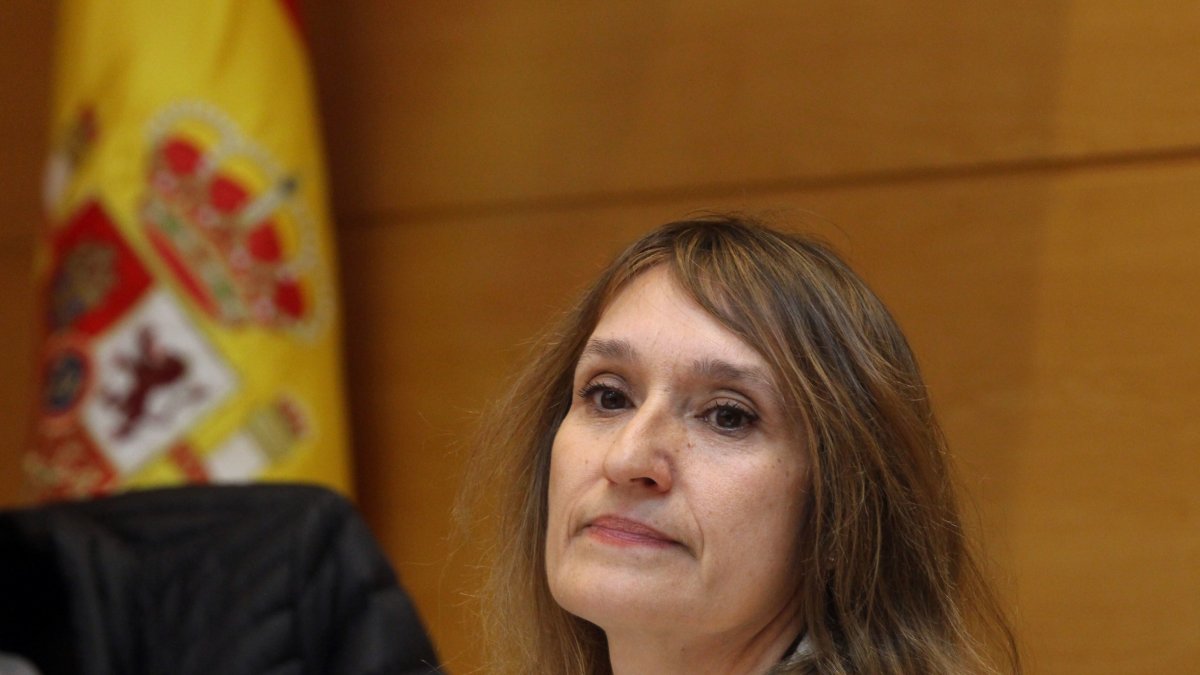 La consejera de Educación, Rocío Lucas, comparece ante la Comisión de Economía y Hacienda de las Cortes de Castilla y León para explicar el Proyecto de Ley de Presupuestos de la Comunidad para 2024 en lo referente a su departamento. ICAL