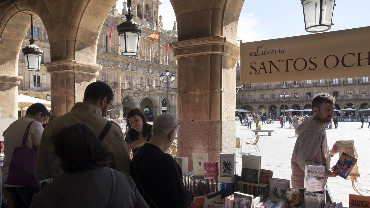 Feria del Libro en Salamanca, en una imagen del archivo.