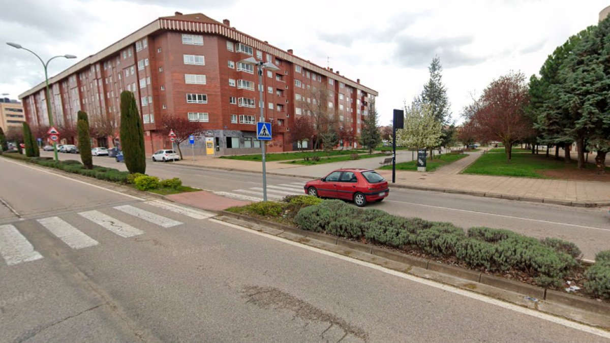 Avenida Castilla y León, en la provincia de Burgos.