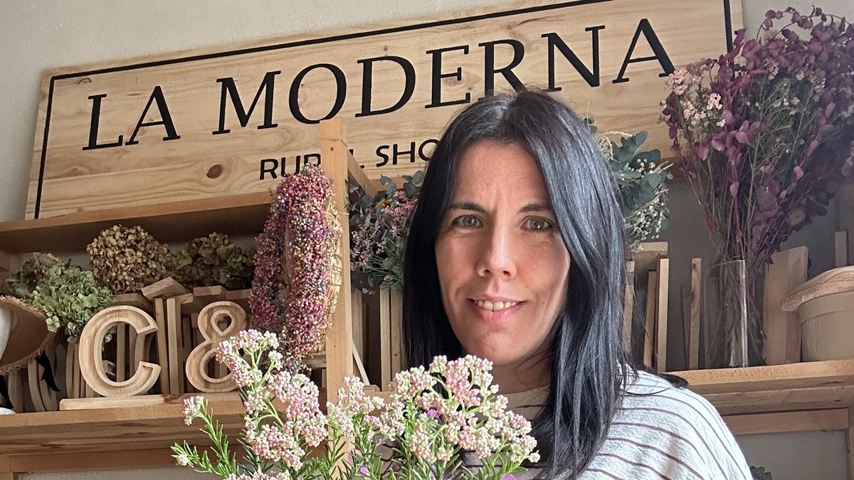 Clara Sanz, emprendedora de 'La Moderna ruralshop'.