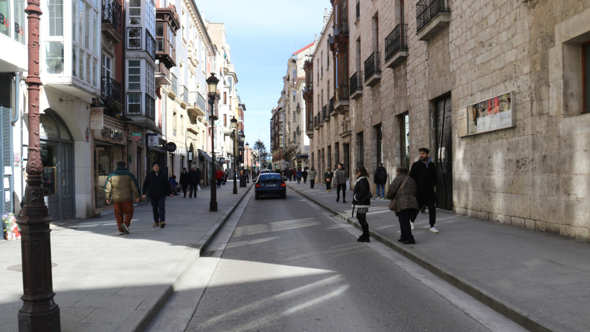 Calle Santander en Burgos. Europa Press