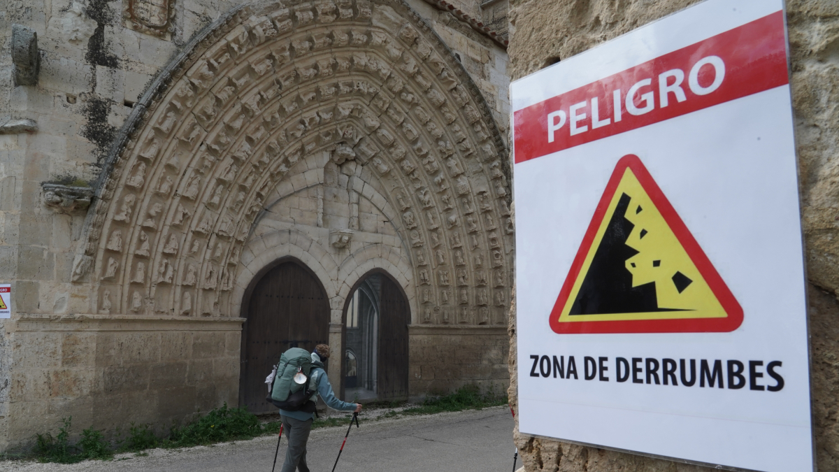 Cierre del albergue de San Antón en Castrojeriz (Burgos)