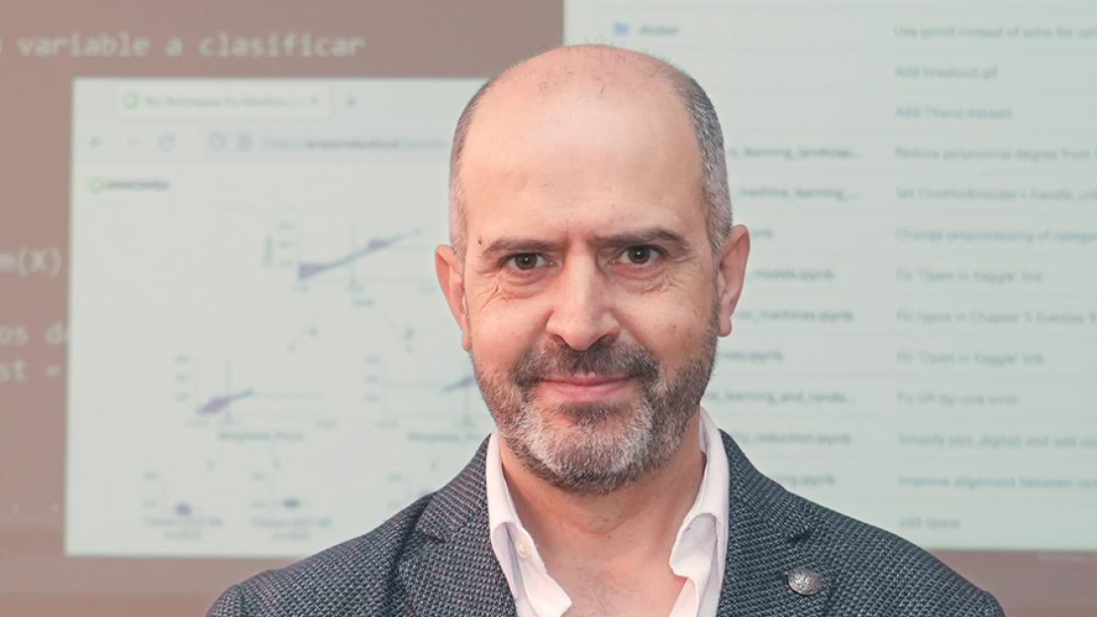 David Escudero Mancebo, director del Centro de Inteligencia Artificial de la Universidad de Valladolid.