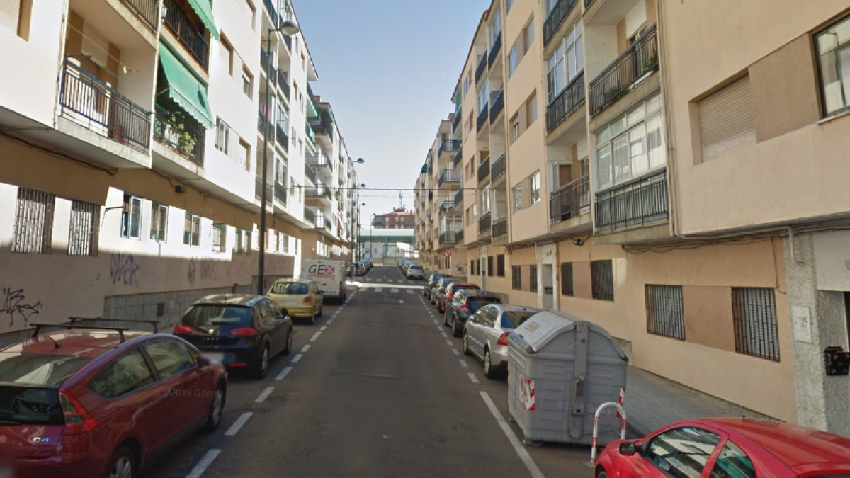 La calle Nava del Rey de Salamanca en la que se produjo el incendio