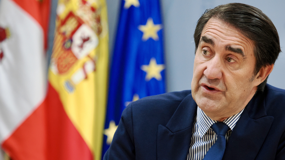 Juan Carlos Suárez Quiñones, en un momento de la entrevista con El Mundo de Castilla y León