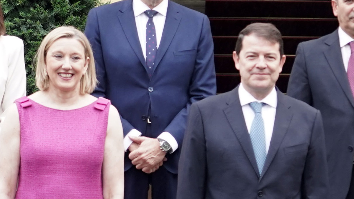 Isabel Blanco y Alfonso Fernández Mañueco.