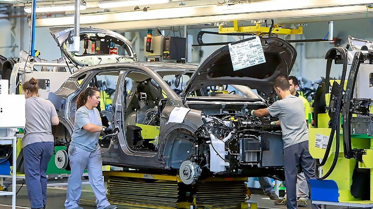 Planta de montaje de Renault en Valladolid.
