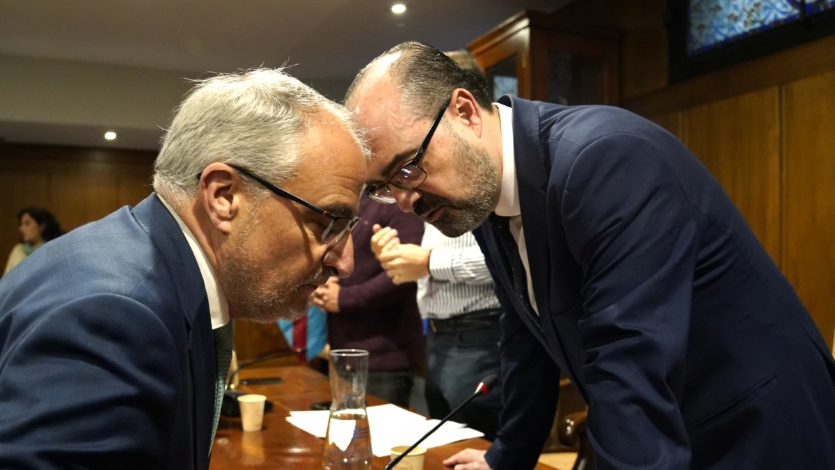 Imagen de archivo de Olegario Ramón junto a Marco Morala.